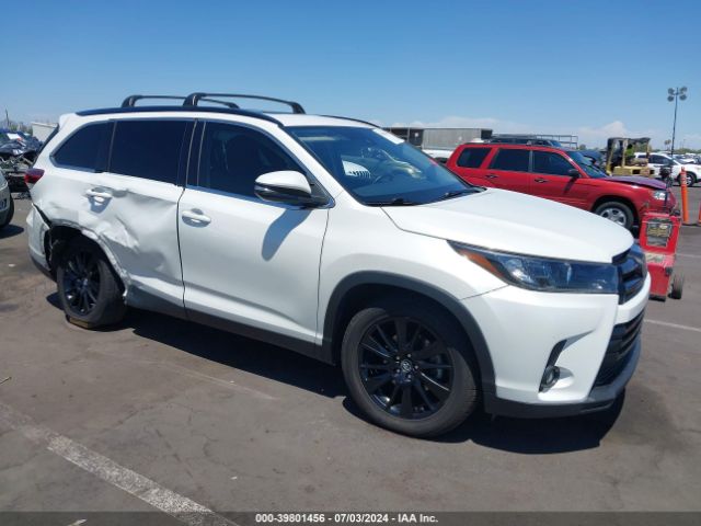 TOYOTA HIGHLANDER 2019 5tdkzrfh4ks349131