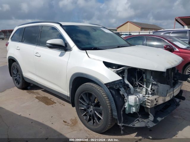 TOYOTA HIGHLANDER 2019 5tdkzrfh4ks574066