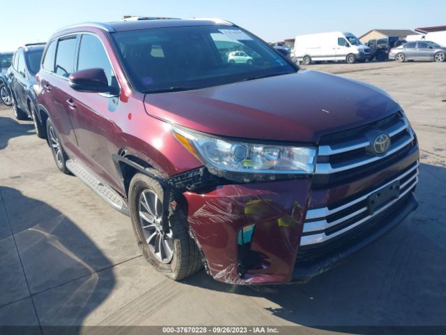 TOYOTA HIGHLANDER 2018 5tdkzrfh5js264958