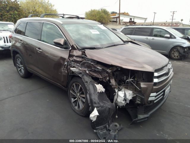 TOYOTA HIGHLANDER 2018 5tdkzrfh5js286653