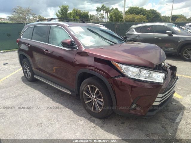 TOYOTA HIGHLANDER 2019 5tdkzrfh5ks340471