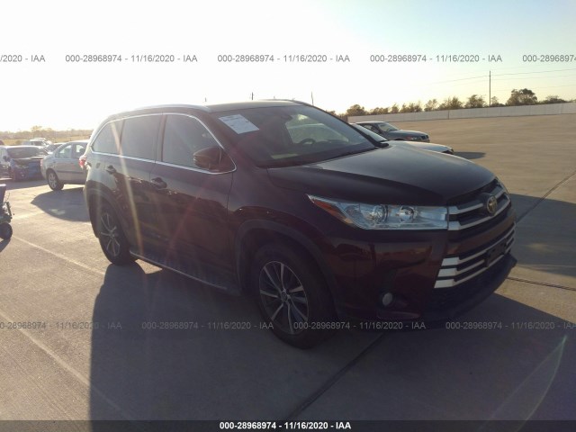 TOYOTA HIGHLANDER 2019 5tdkzrfh6ks335344