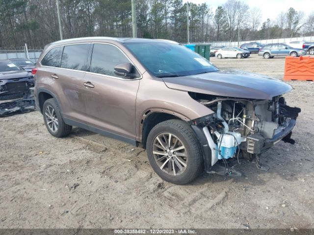 TOYOTA HIGHLANDER 2019 5tdkzrfh6ks348398