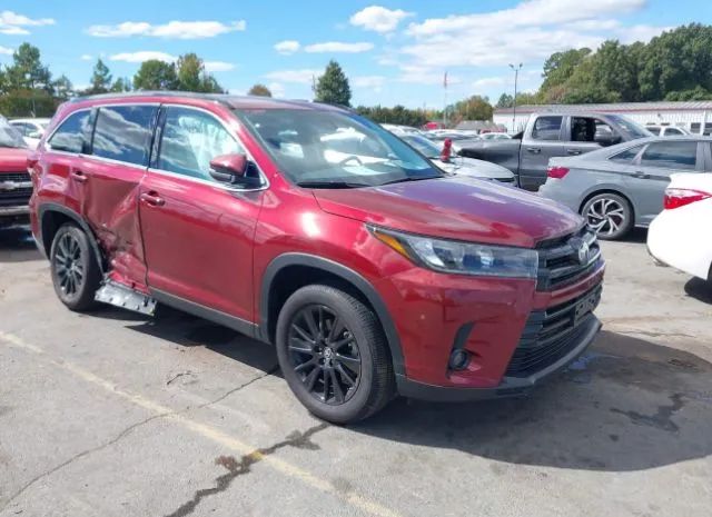 TOYOTA HIGHLANDER 2019 5tdkzrfh6ks368036