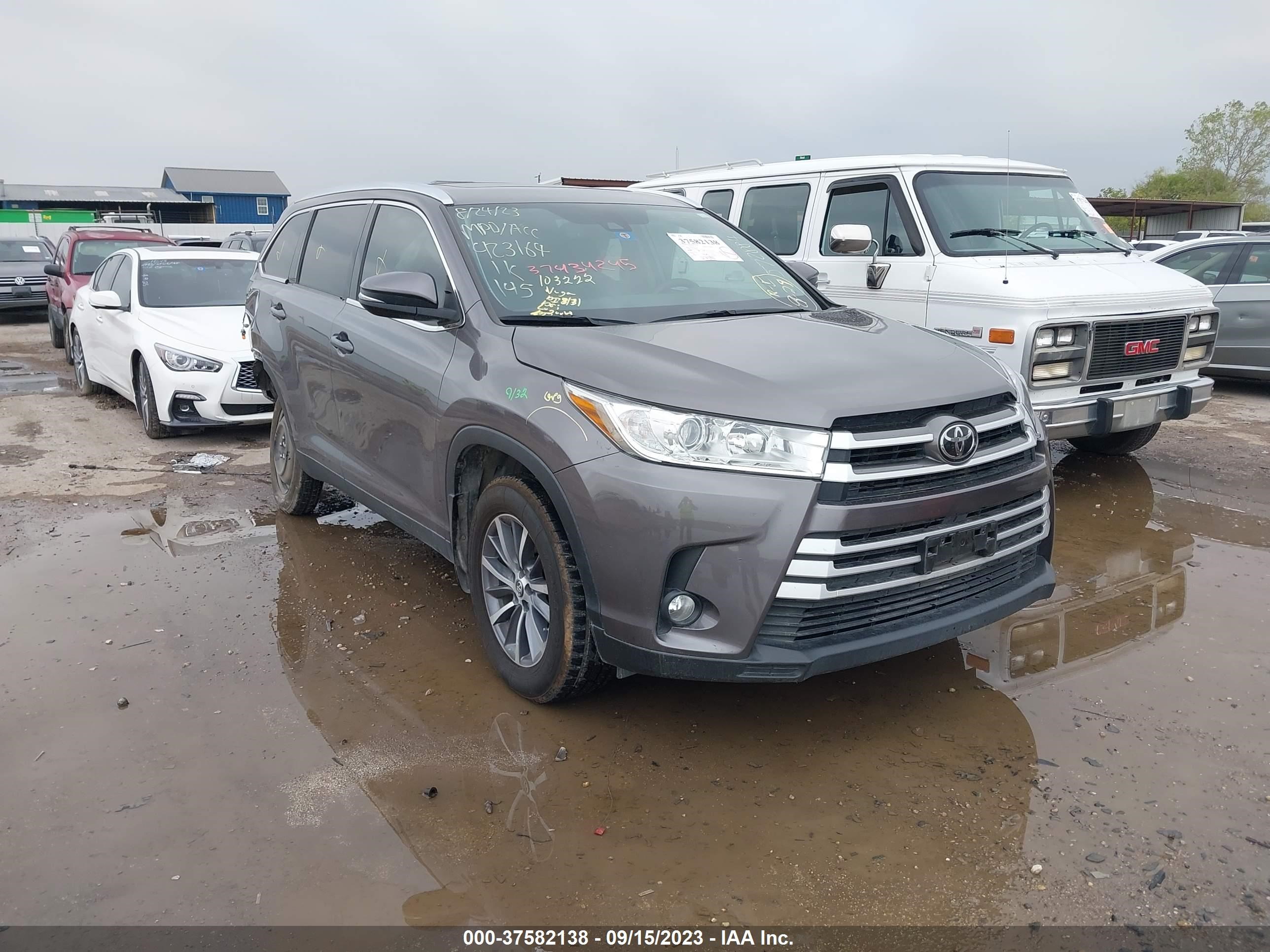 TOYOTA HIGHLANDER 2019 5tdkzrfh6ks572884