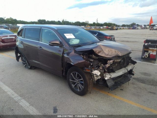 TOYOTA HIGHLANDER 2017 5tdkzrfh7hs200463