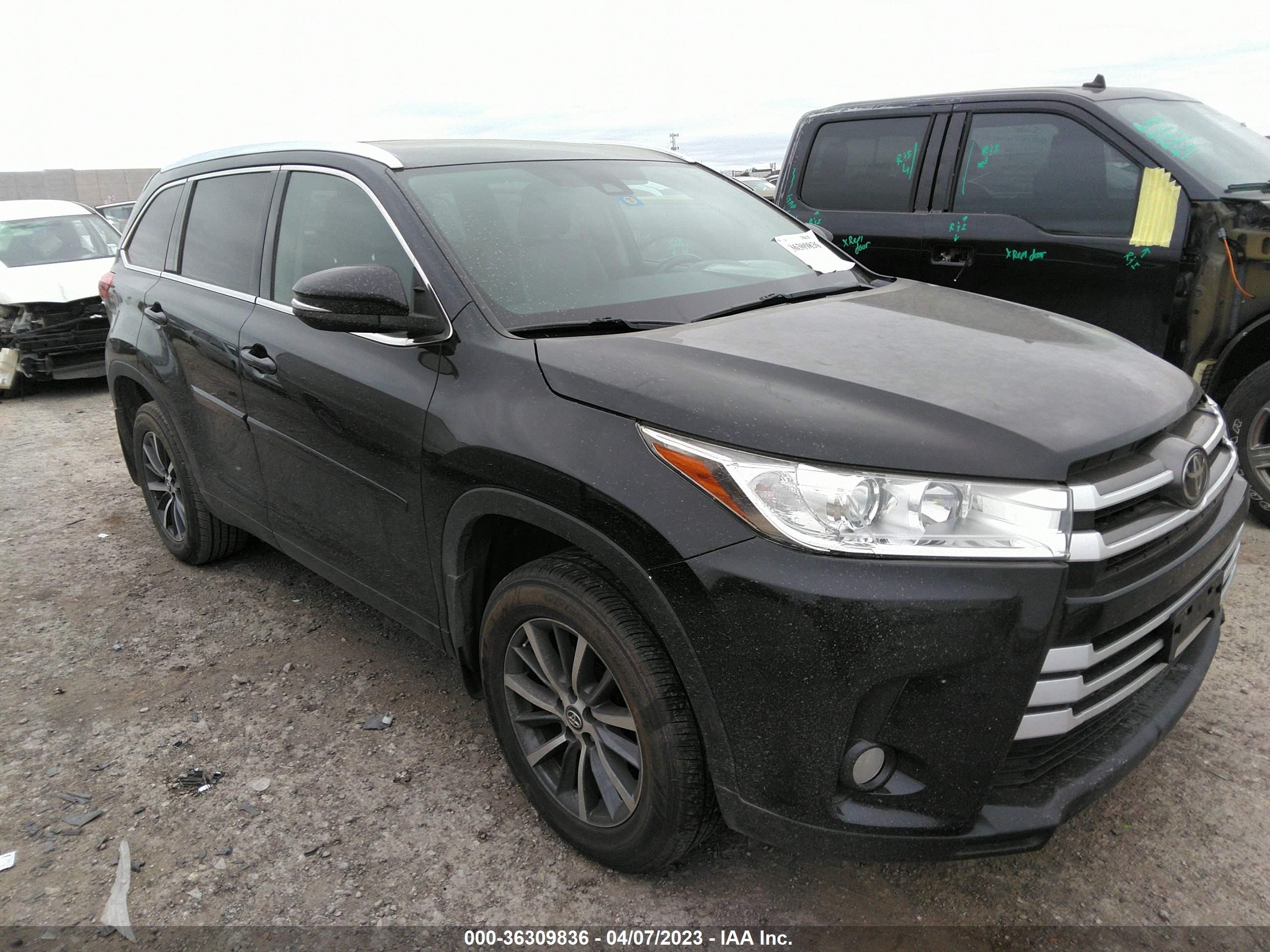 TOYOTA HIGHLANDER 2017 5tdkzrfh7hs212998