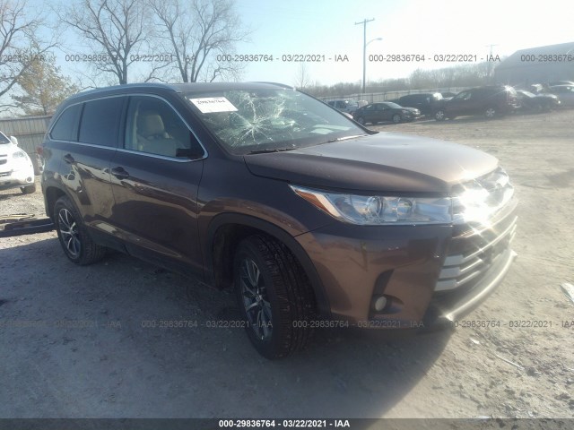 TOYOTA HIGHLANDER 2019 5tdkzrfh7ks309075