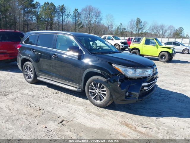 TOYOTA HIGHLANDER 2019 5tdkzrfh7ks555673