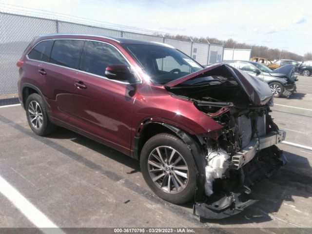 TOYOTA HIGHLANDER 2018 5tdkzrfh8js247619