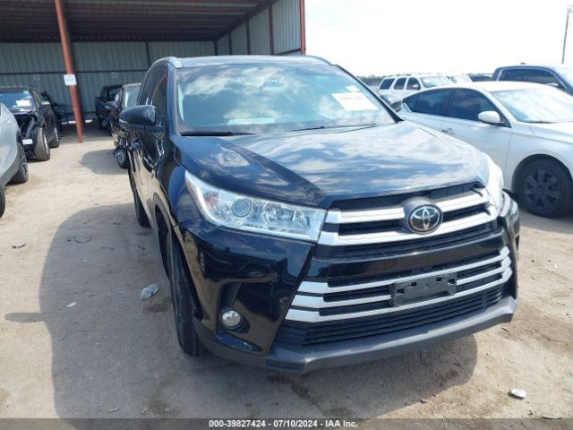 TOYOTA HIGHLANDER 2019 5tdkzrfh8ks368314