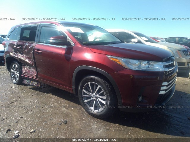 TOYOTA HIGHLANDER 2017 5tdkzrfh9hs192110