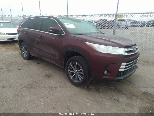 TOYOTA HIGHLANDER 2018 5tdkzrfh9js238718