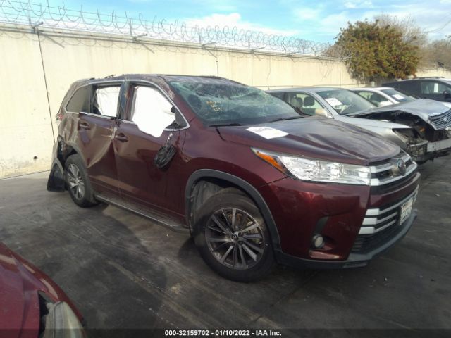 TOYOTA HIGHLANDER 2018 5tdkzrfh9js273856