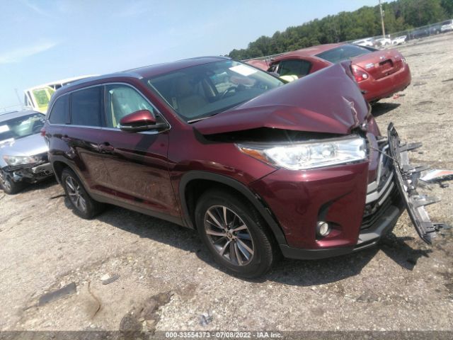 TOYOTA HIGHLANDER 2019 5tdkzrfh9ks369066