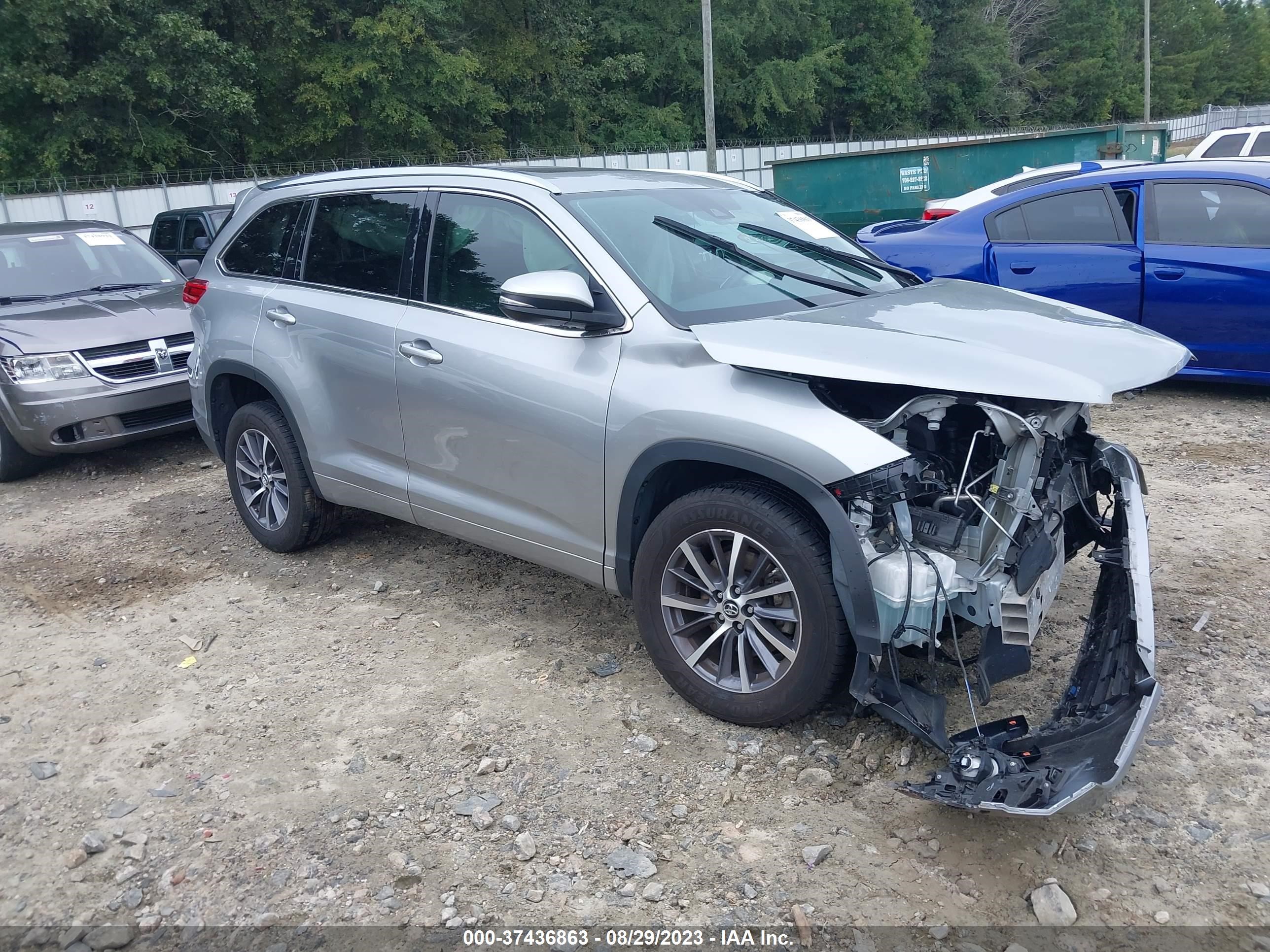 TOYOTA HIGHLANDER 2017 5tdkzrfhxhs510932