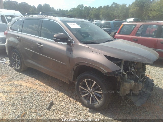 TOYOTA HIGHLANDER 2018 5tdkzrfhxjs265538