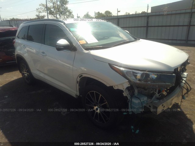 TOYOTA HIGHLANDER 2018 5tdkzrfhxjs542947