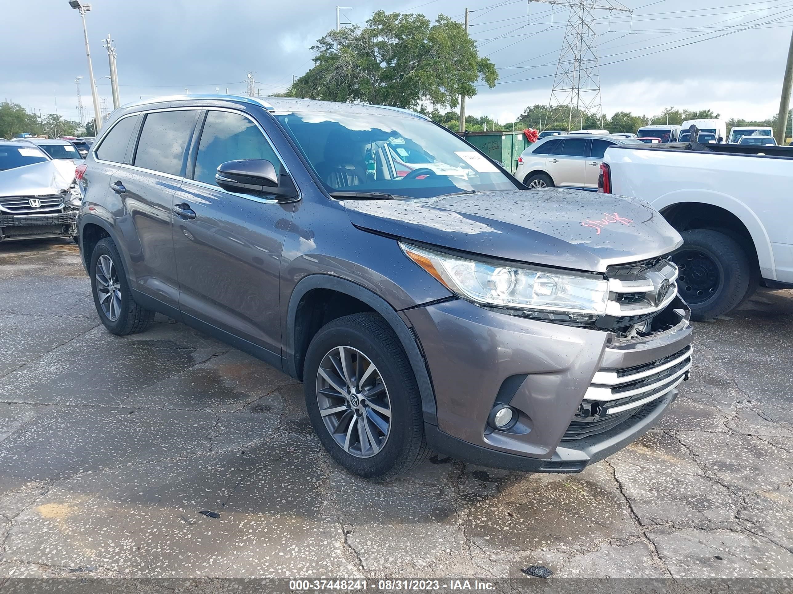 TOYOTA HIGHLANDER 2019 5tdkzrfhxks573200