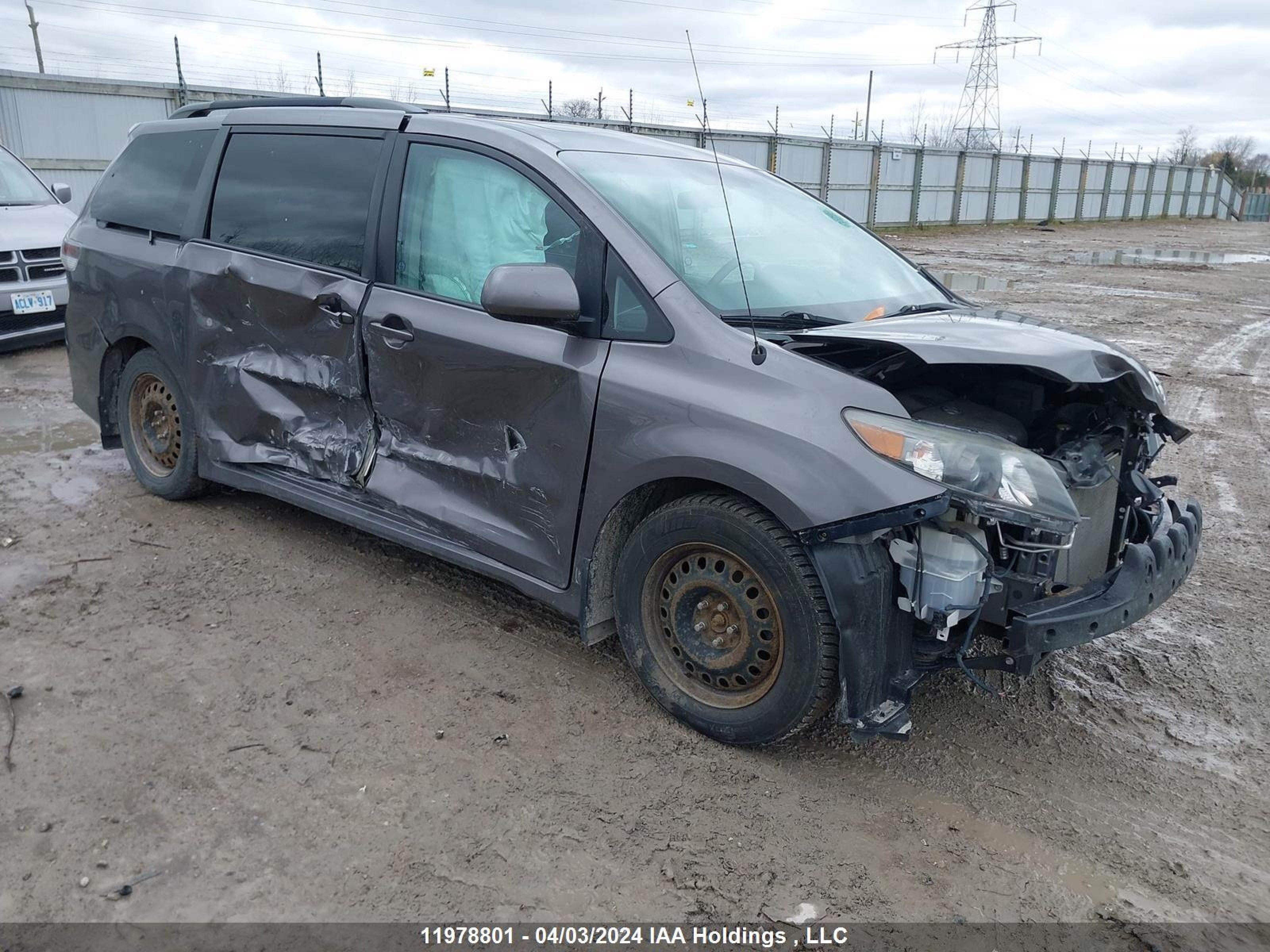 TOYOTA SIENNA 2012 5tdxk3dc0cs181388