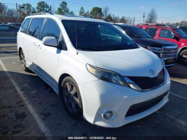 TOYOTA SIENNA 2012 5tdxk3dc0cs188602