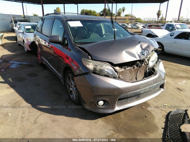 TOYOTA SIENNA 2013 5tdxk3dc0ds292931