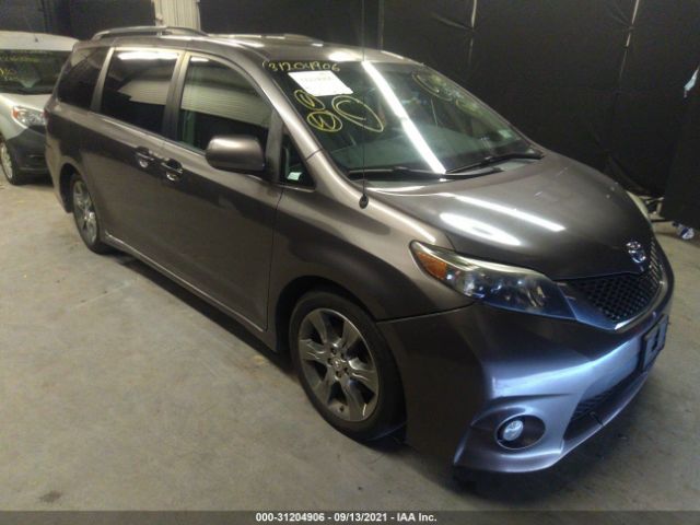 TOYOTA SIENNA 2012 5tdxk3dc1cs271584