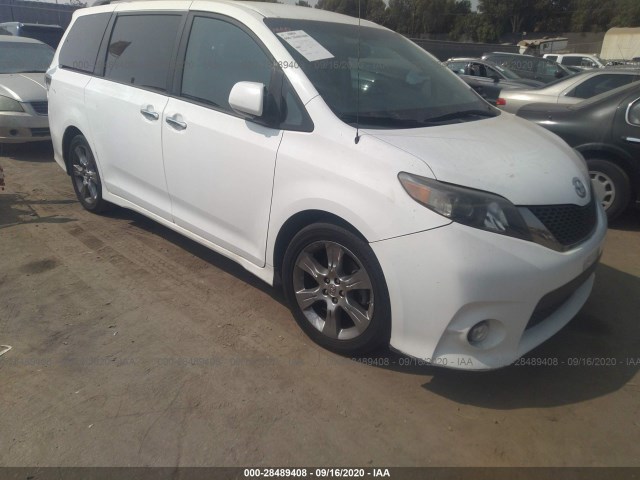 TOYOTA SIENNA 2013 5tdxk3dc1ds354904