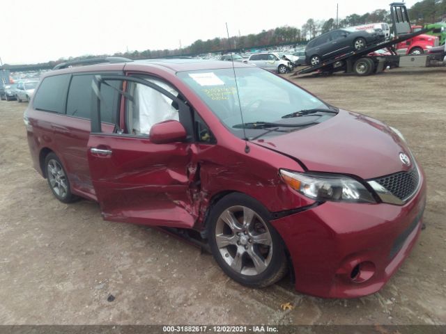 TOYOTA SIENNA 2014 5tdxk3dc1es516516