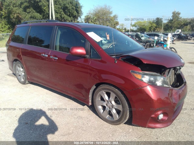 TOYOTA SIENNA 2013 5tdxk3dc2ds321667