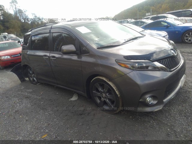 TOYOTA SIENNA 2015 5tdxk3dc3fs595480