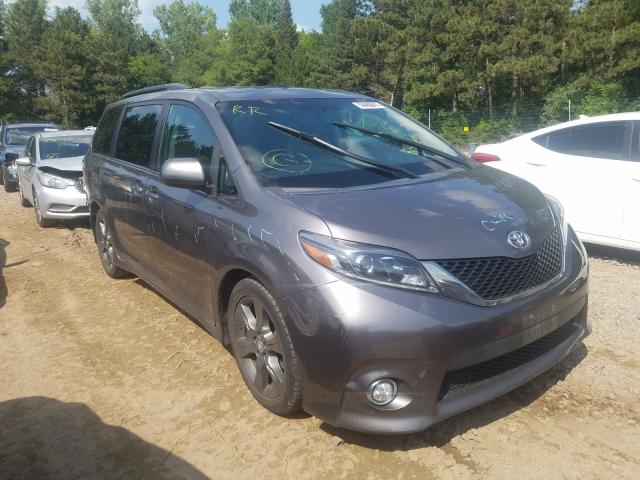 TOYOTA SIENNA SE 2016 5tdxk3dc3gs754547