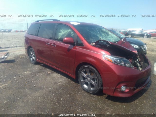 TOYOTA SIENNA 2015 5tdxk3dc4fs670185