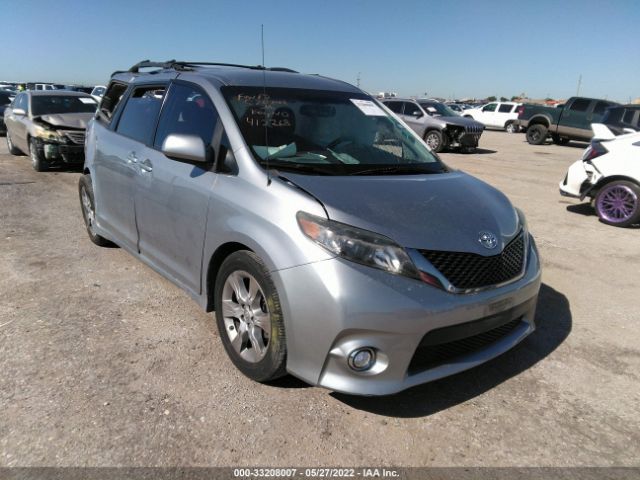 TOYOTA SIENNA 2012 5tdxk3dc5cs278473