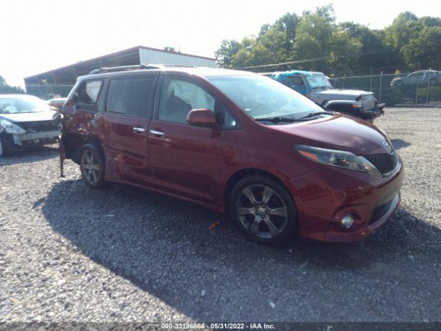 TOYOTA SIENNA 2015 5tdxk3dc5fs603109