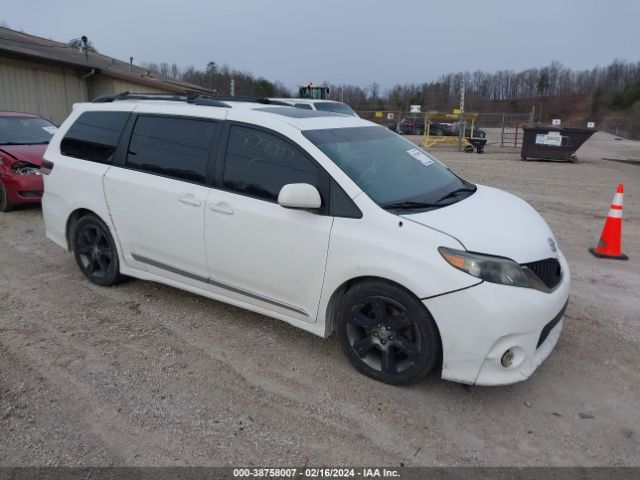 TOYOTA SIENNA 2011 5tdxk3dc6bs148734