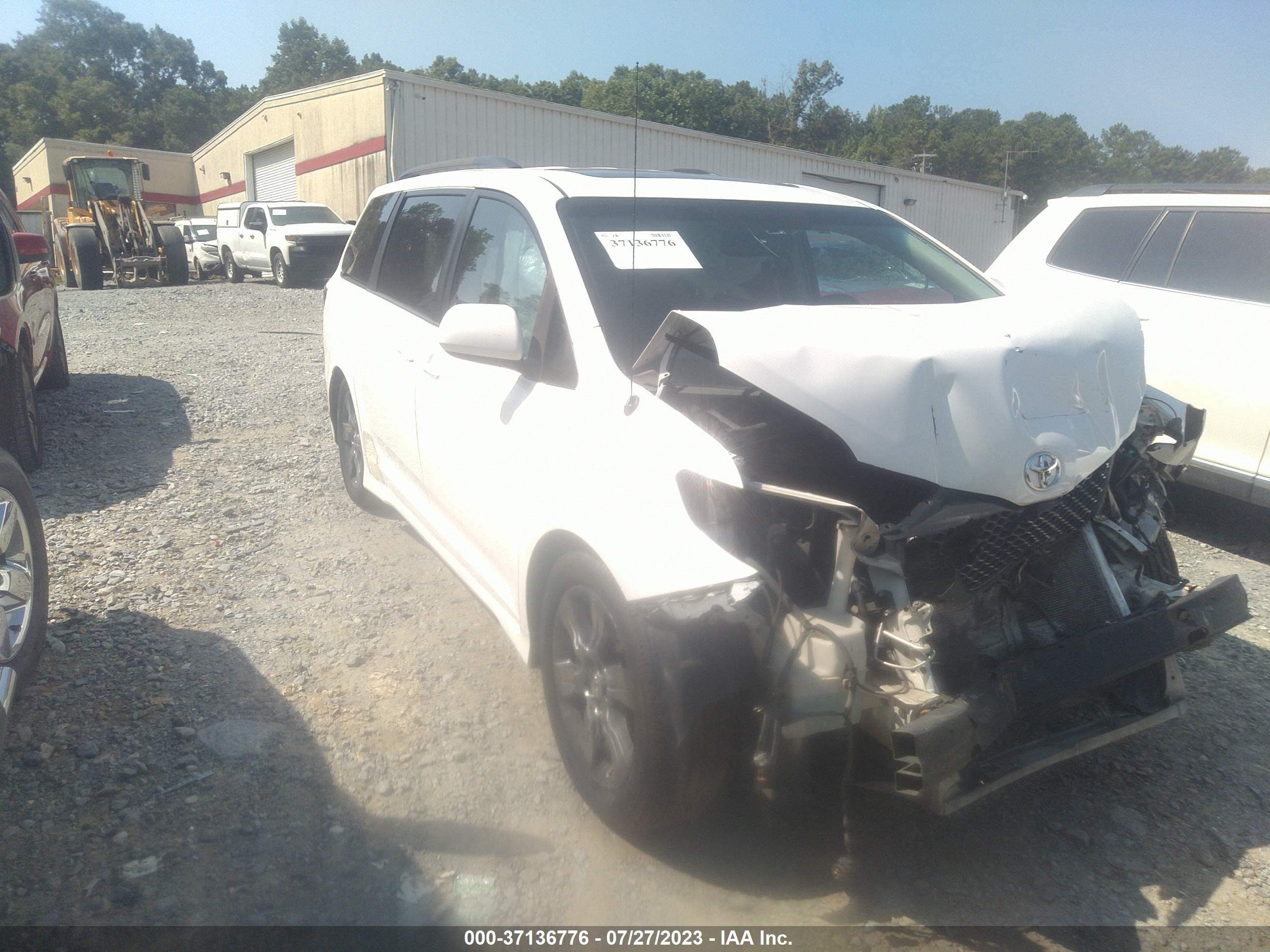 TOYOTA SIENNA 2012 5tdxk3dc6cs231887