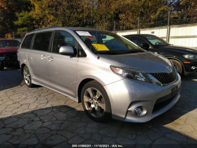 TOYOTA SIENNA 2012 5tdxk3dc6cs254828