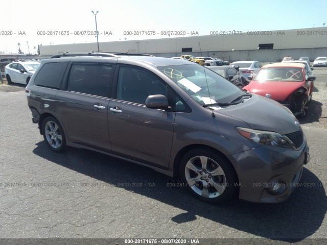 TOYOTA SIENNA 2014 5tdxk3dc6es412538