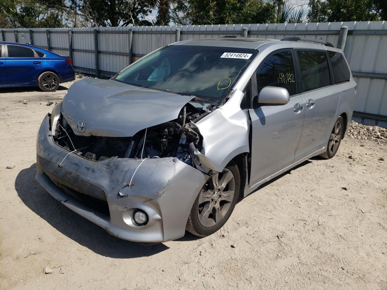 TOYOTA SIENNA 2015 5tdxk3dc6fs536973