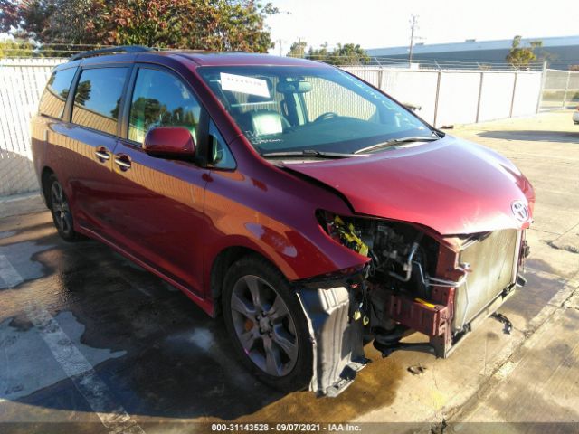 TOYOTA SIENNA 2016 5tdxk3dc6gs734325