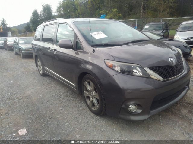 TOYOTA SIENNA 2012 5tdxk3dc7cs258421