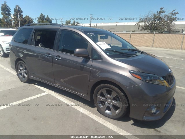 TOYOTA SIENNA 2015 5tdxk3dc7fs598186