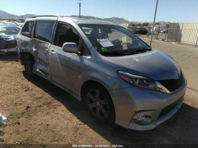 TOYOTA SIENNA 2015 5tdxk3dc7fs654479