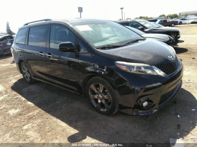 TOYOTA SIENNA 2016 5tdxk3dc7gs709126