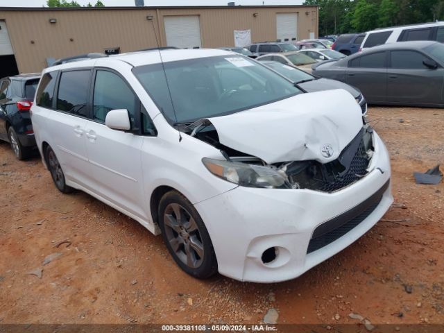 TOYOTA SIENNA 2012 5tdxk3dc8cs216890