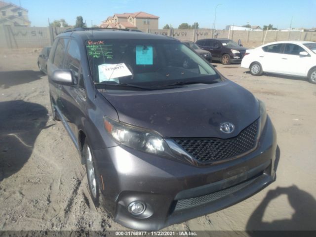 TOYOTA SIENNA 2012 5tdxk3dc8cs249601