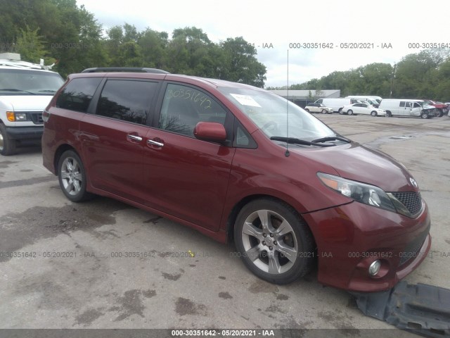 TOYOTA SIENNA 2013 5tdxk3dc8ds286780