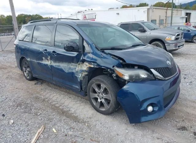 TOYOTA SIENNA 2012 5tdxk3dc9cs237330