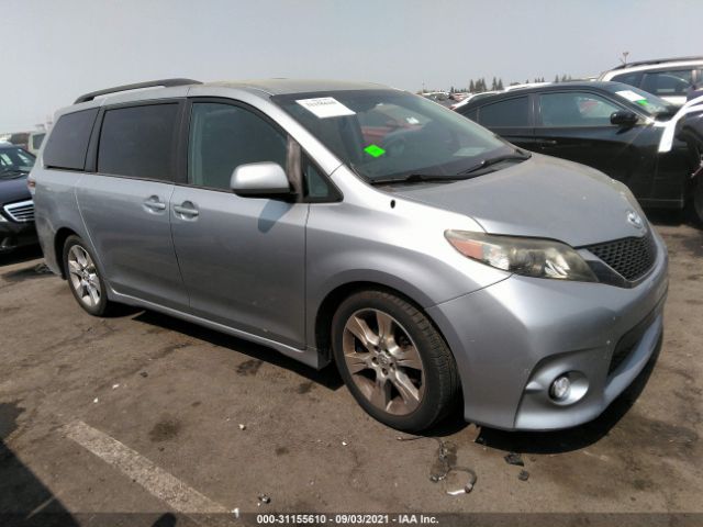 TOYOTA SIENNA 2012 5tdxk3dc9cs244942